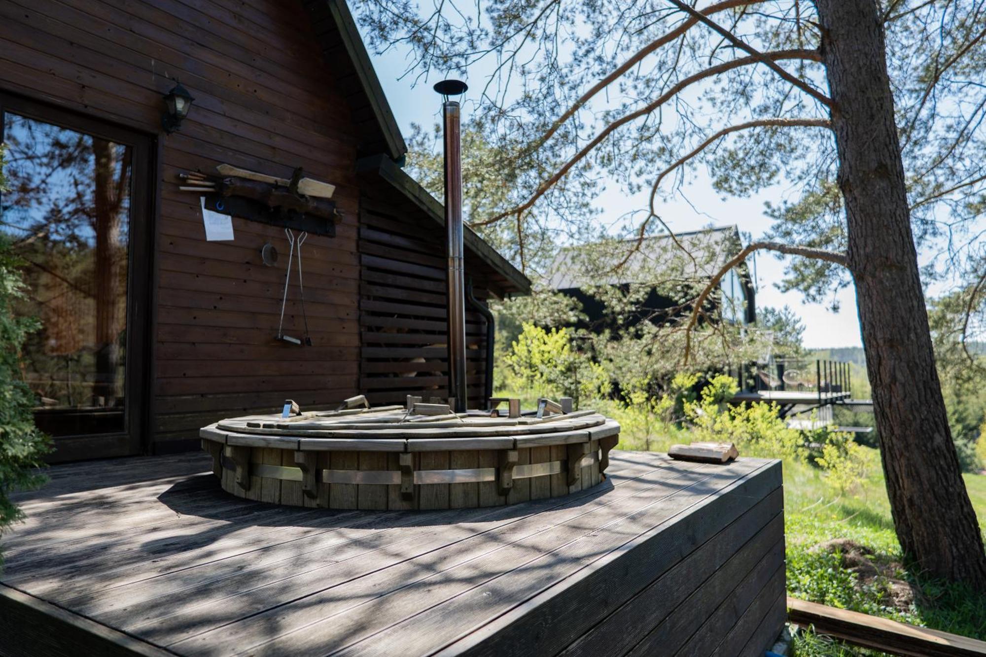 Dom Pod Klonem Na Kaszubach Villa Kościerzyna Exterior foto